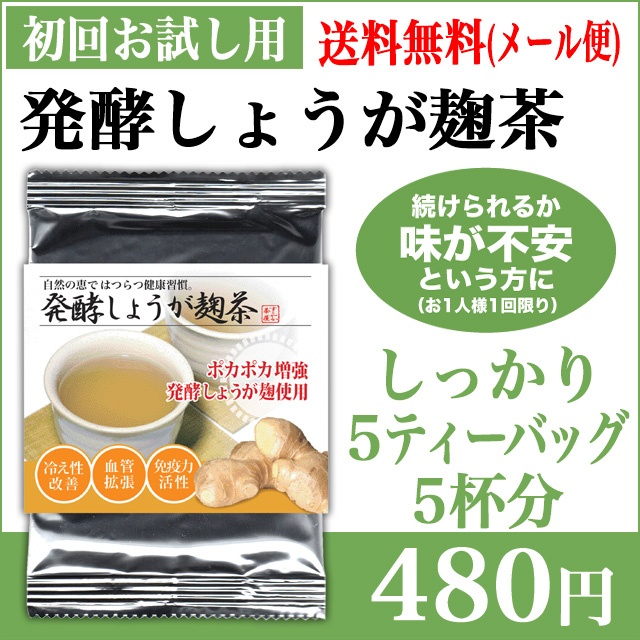お試し用発酵しょうが麹茶 お試し用発酵しょうが麹茶